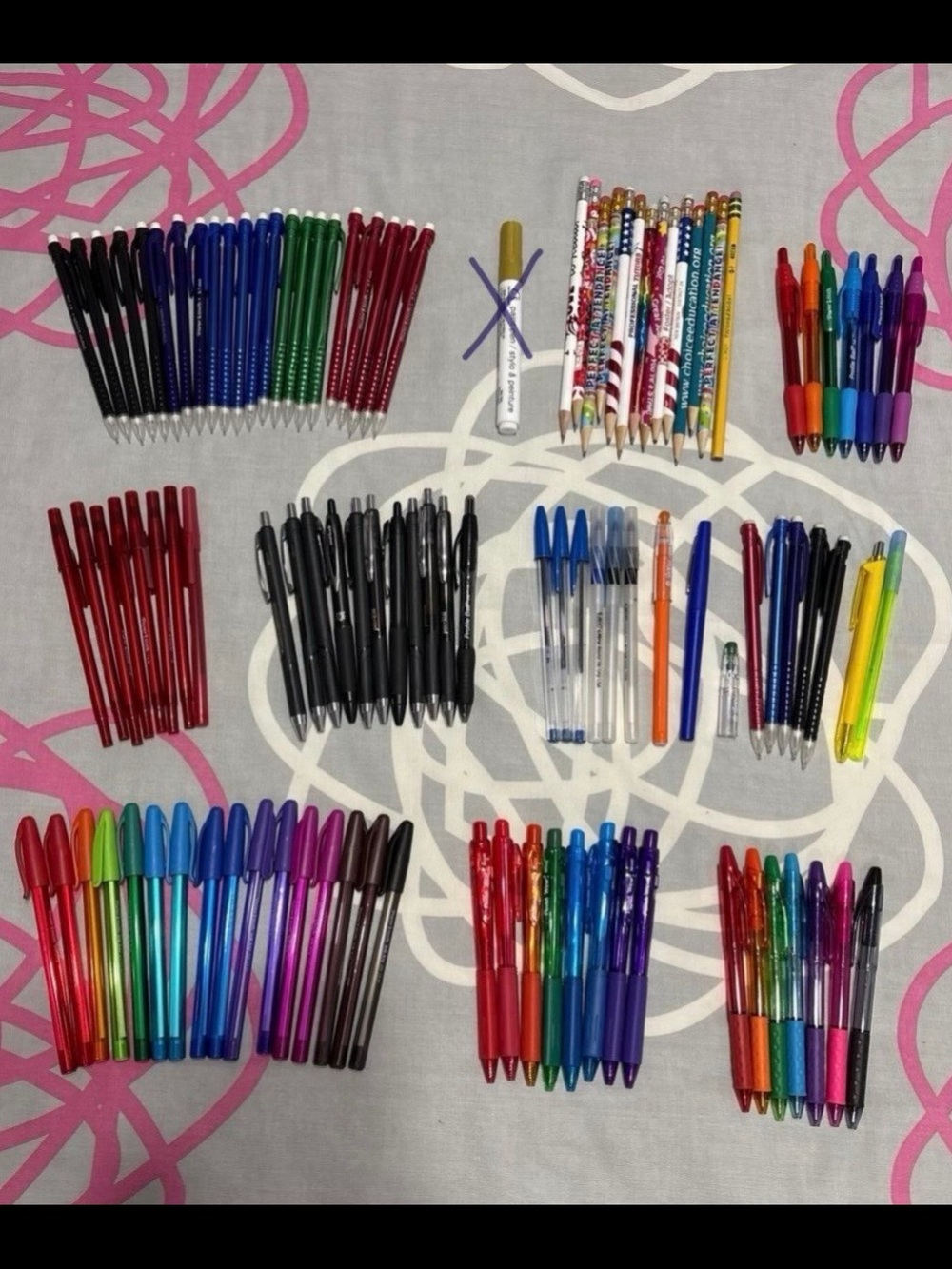 Assortment of Writing Supplies